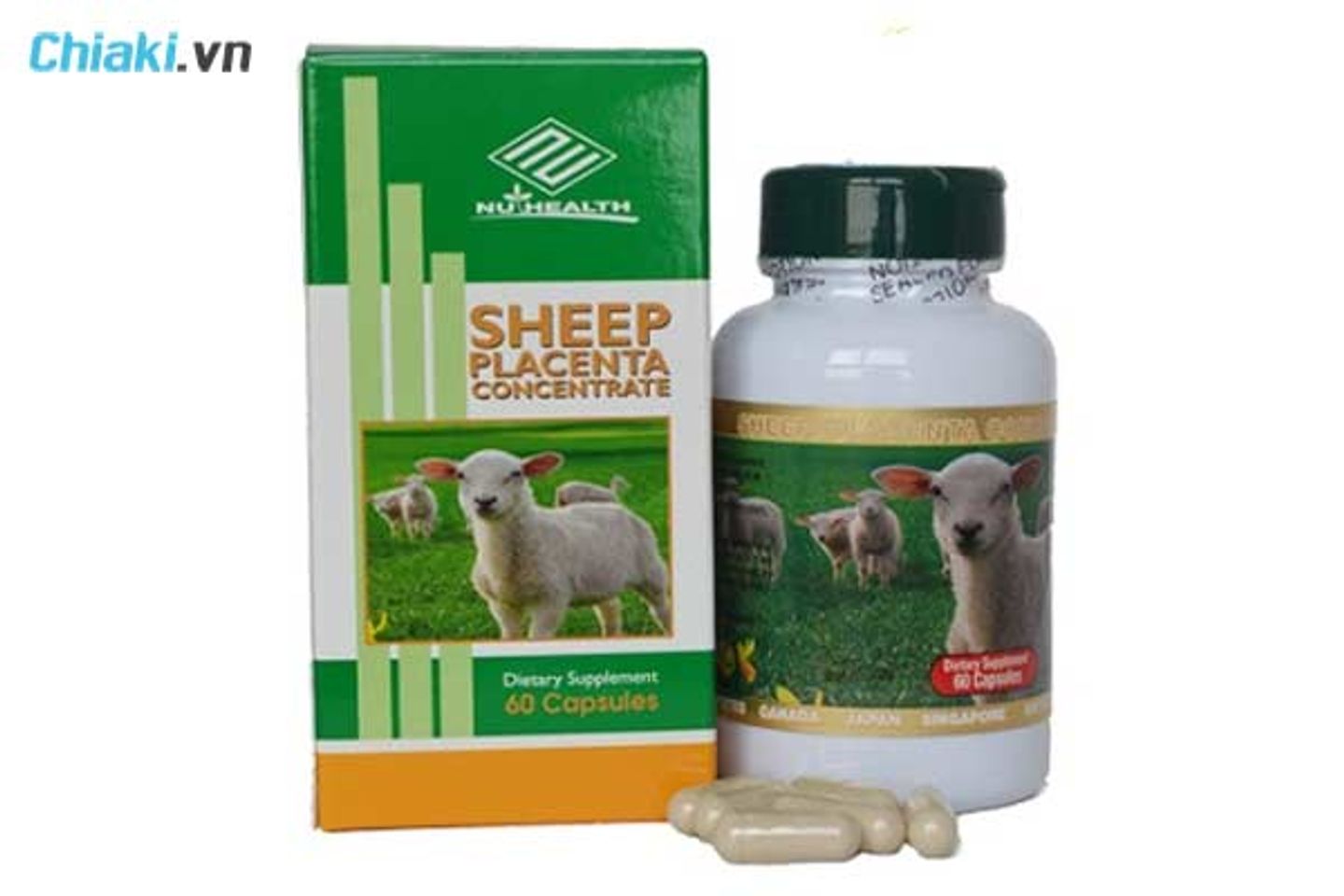 Nhau thai cừu Mỹ Sheep Placenta Concentrate Nu - Health