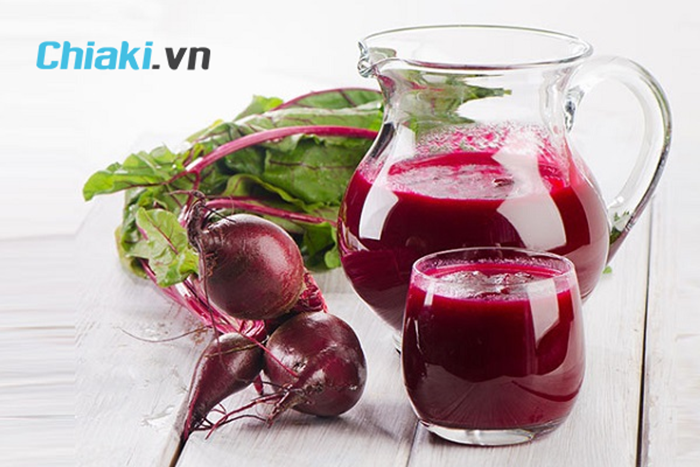Nước &eacute;p củ cải đường thanh nhiệt, m&aacute;t gan