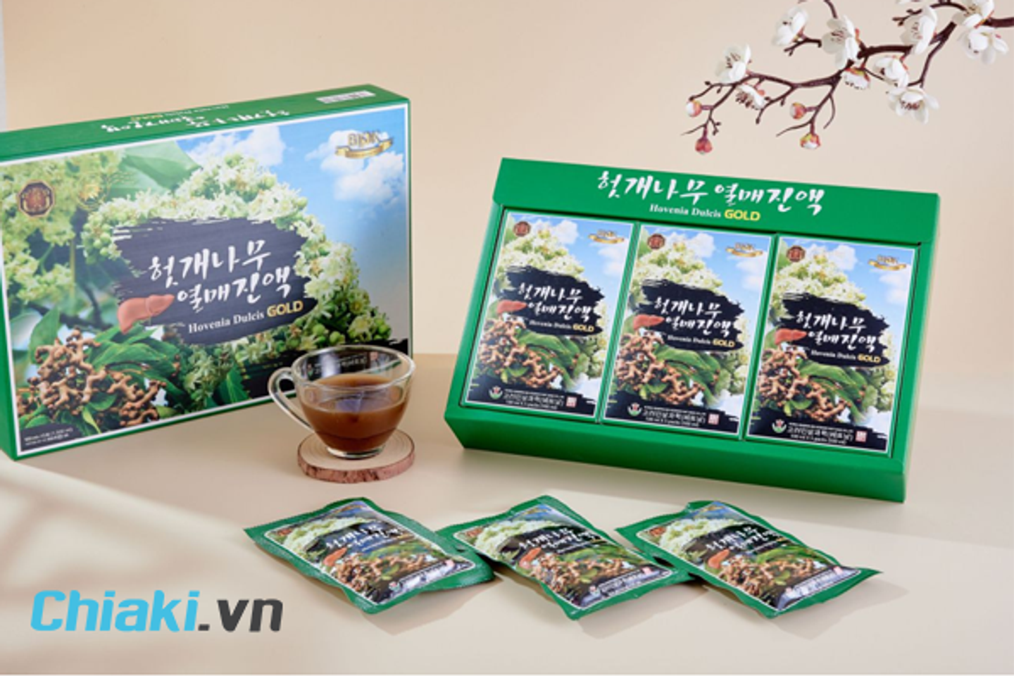 Nước m&aacute;t gan Hovenia Dulcis Gold Biok