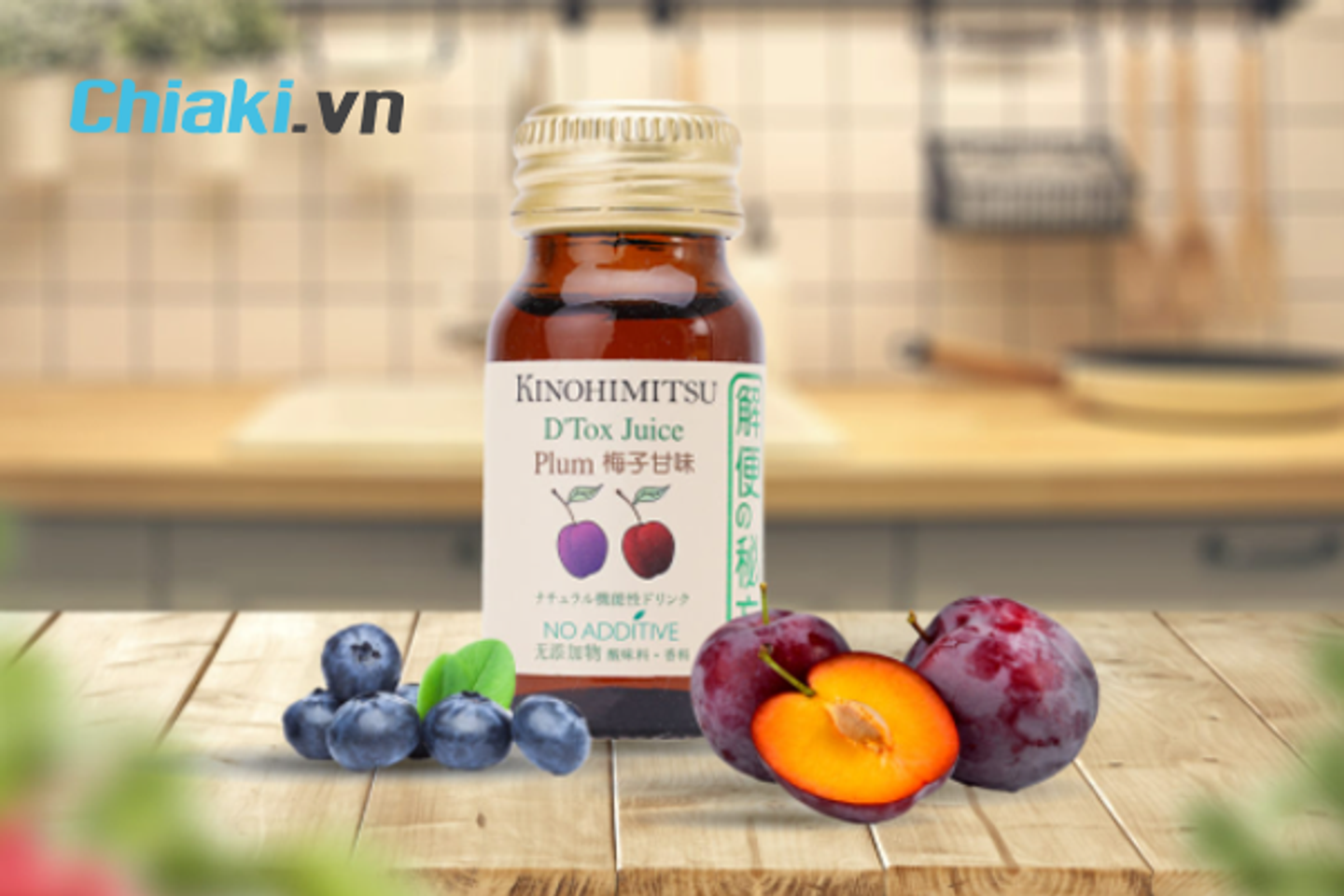 Nước uống giải độc gan Kinohimitsu D Tox Plum Juice
