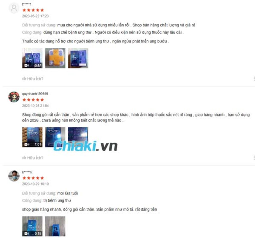 Review tảo Fucoidan xanh từ người d&ugrave;ng