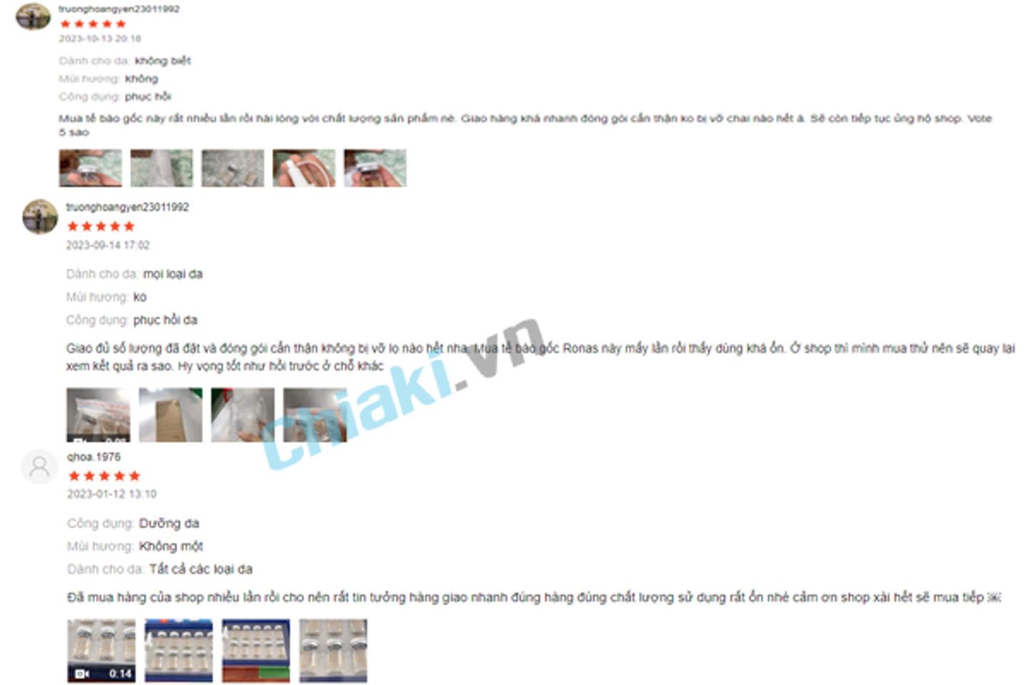Review Serum trị sẹo th&acirc;m Ronas Stem Cell Solution