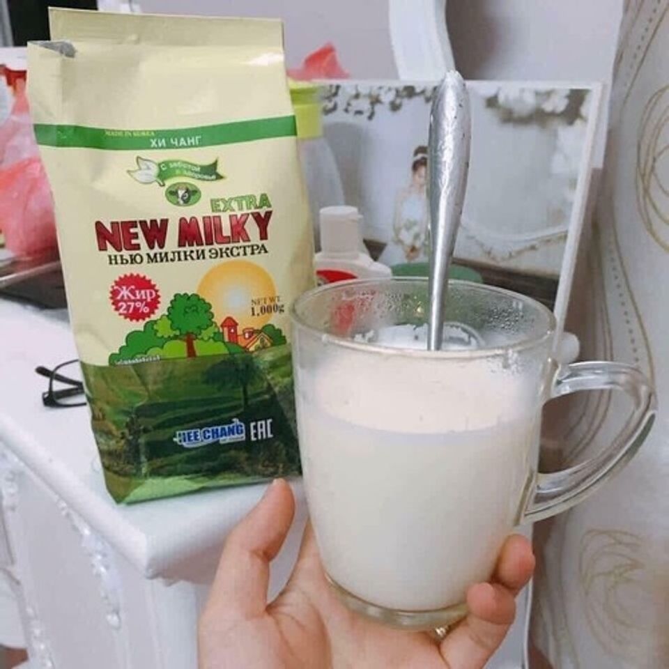 Hướng dẫn cách pha sữa New Milky