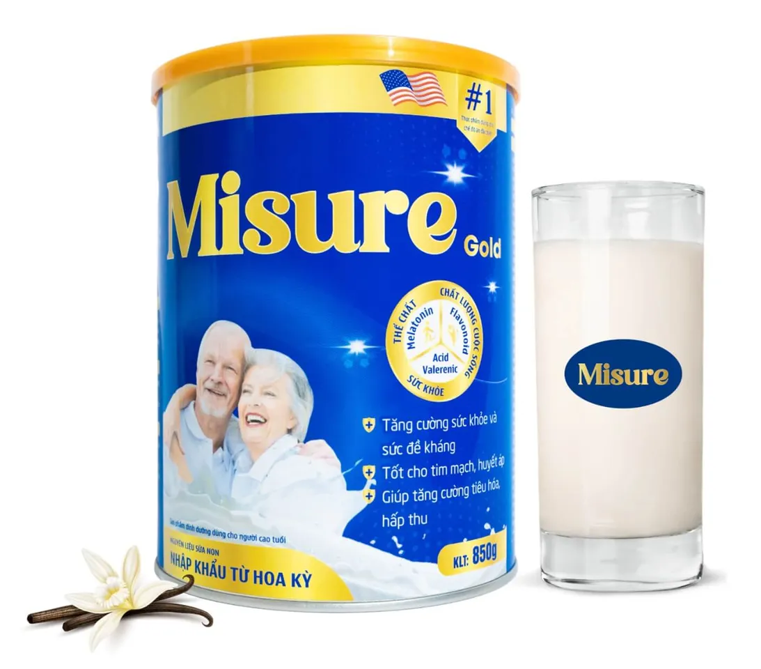 Sữa non Misure Gold bổ sung dinh dưỡng cho người lớn