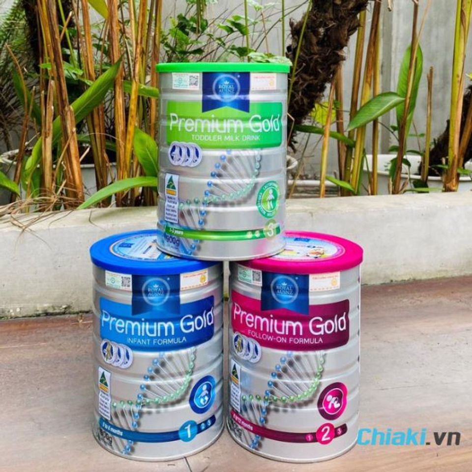 Sữa ph&aacute;t triển tr&iacute; n&atilde;o cho b&eacute; 0- 3 tuổi Royal Ausnz Premium Gold&nbsp;