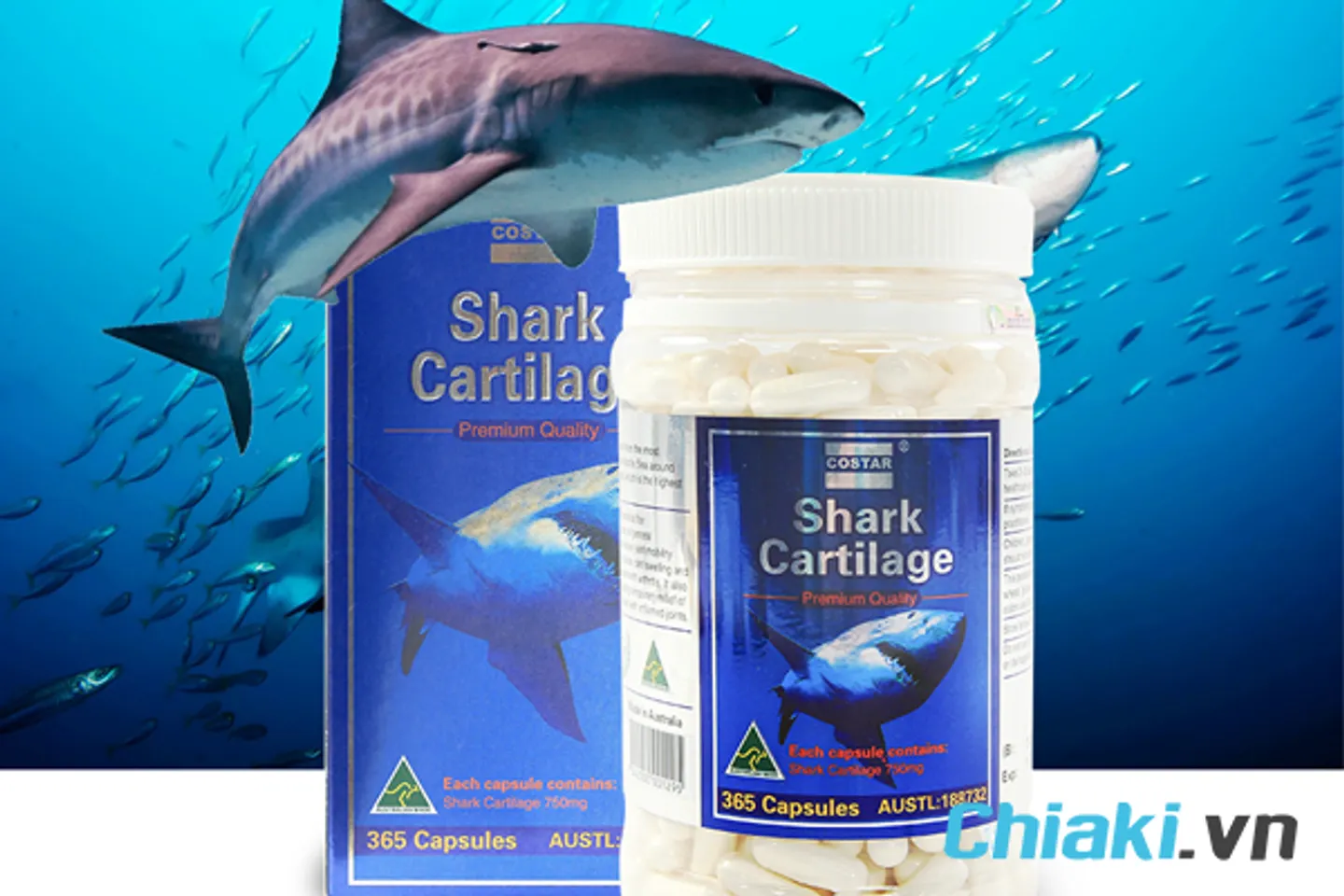 Vi&ecirc;n uống Costar Blue Shark Cartilage của &Uacute;c
