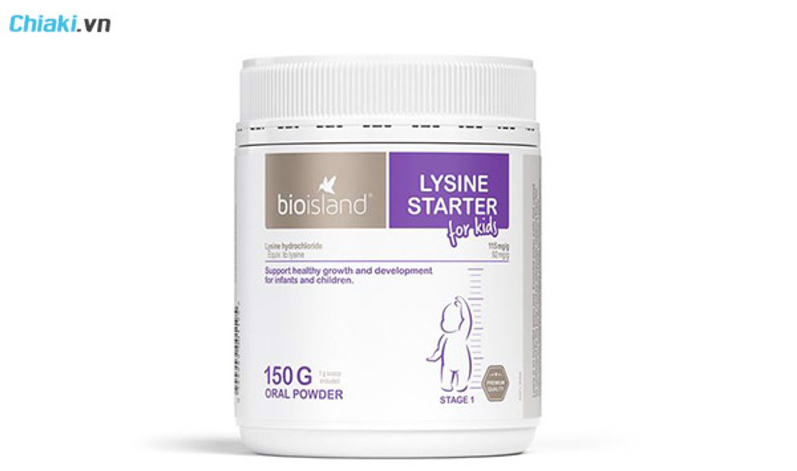 thực phẩm chức năng &uacute;c Bio Island Lysine Starter For Kids