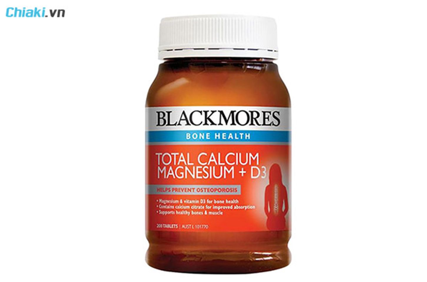 thực phẩm chức năng &uacute;c Total Calcium & Magnesium + D3 Blackmores