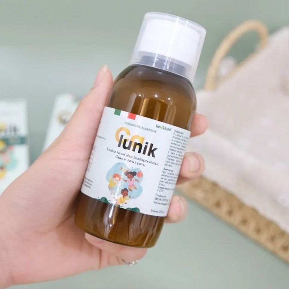 Thuốc canxi cho b&agrave; bầu dạng nước Calunik Imochild&nbsp;