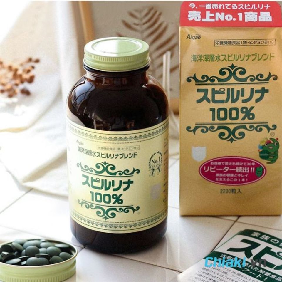 Thuốc tăng c&acirc;n của Nhật Spirulina&nbsp;