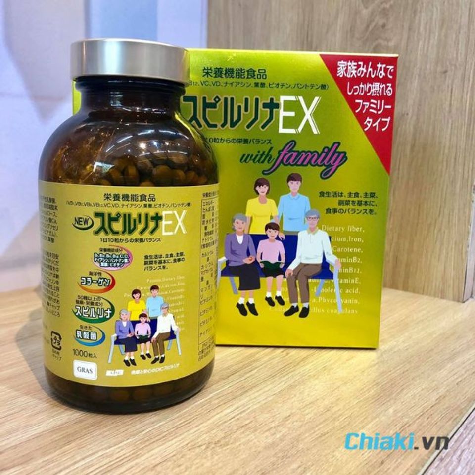 Thuốc uống tăng c&acirc;n của Nhật Spirulina EX&nbsp;