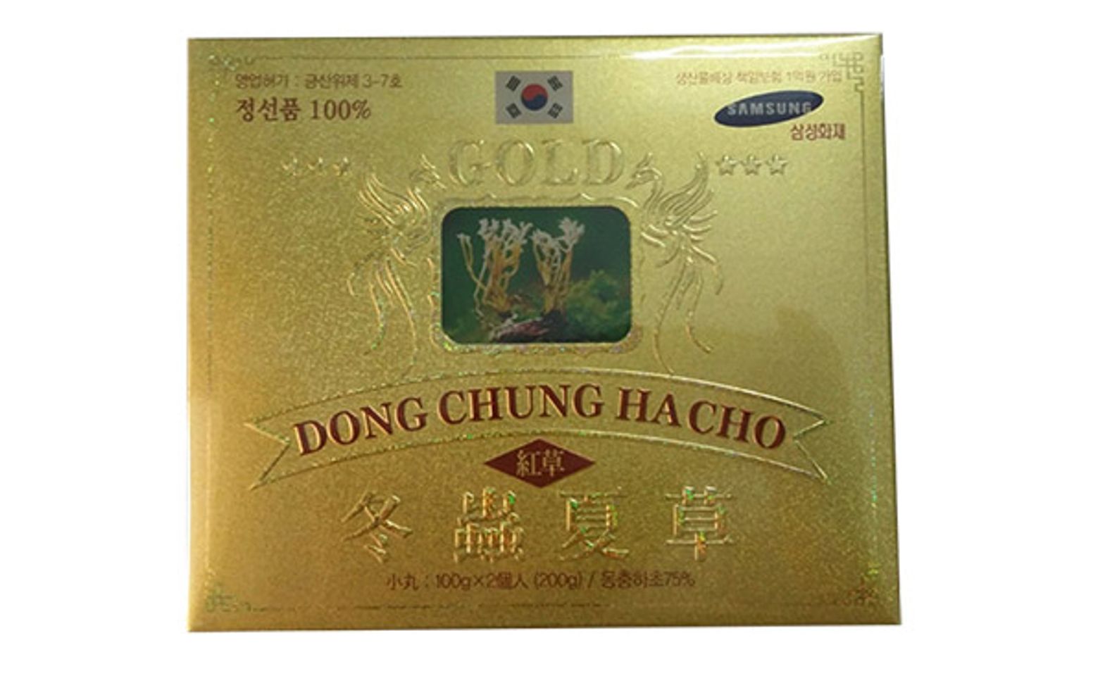 Thuốc đ&ocirc;ng tr&ugrave;ng hạ thảo dạng vi&ecirc;n SamSung Gold