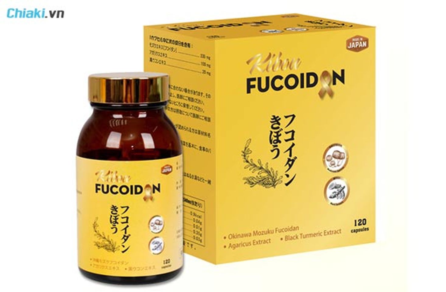 Fucoidan v&agrave;ng Kibou