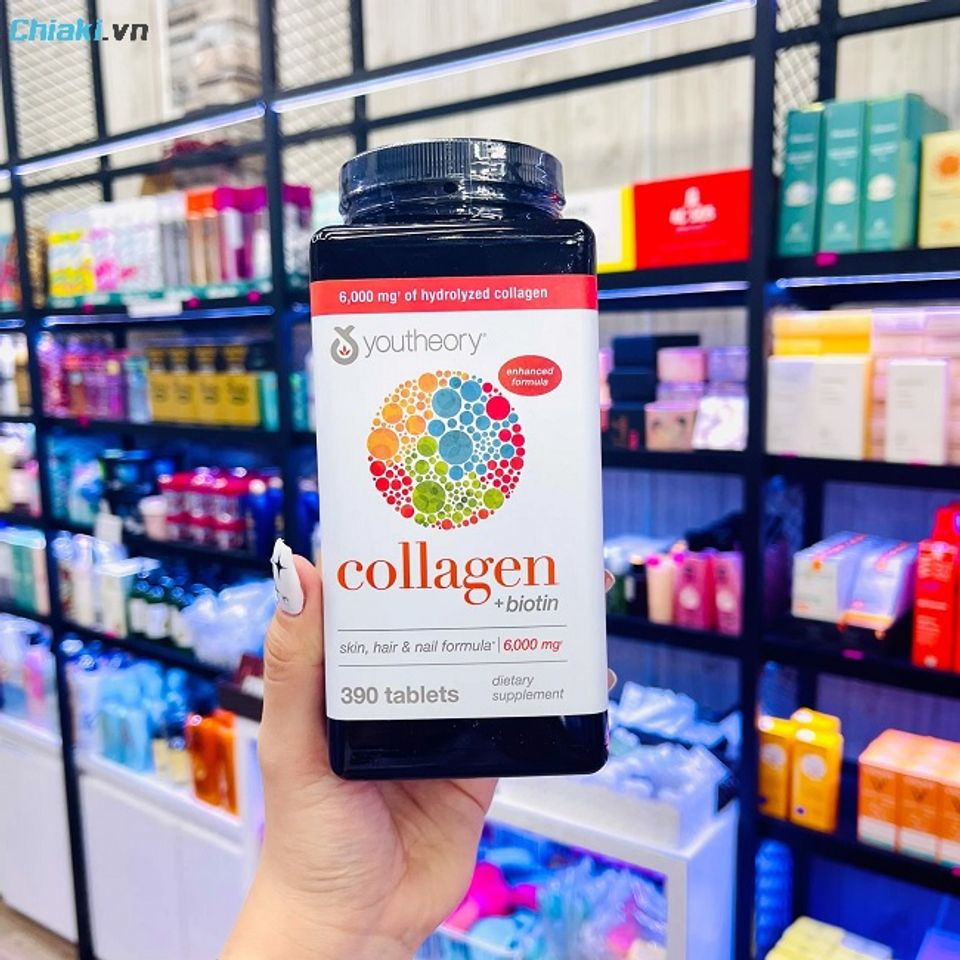 Vi&ecirc;n uống Collagen cho người tr&ecirc;n 40 tuổi Youtheory Type 1 2 & 3 Mỹ&nbsp;
