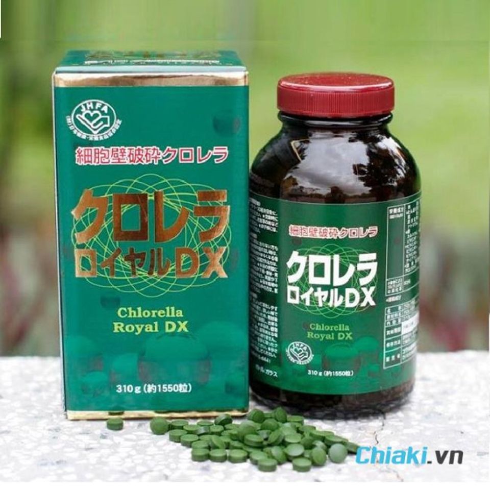 Vi&ecirc;n uống tăng c&acirc;n của Nhật Chlorella Royal DX