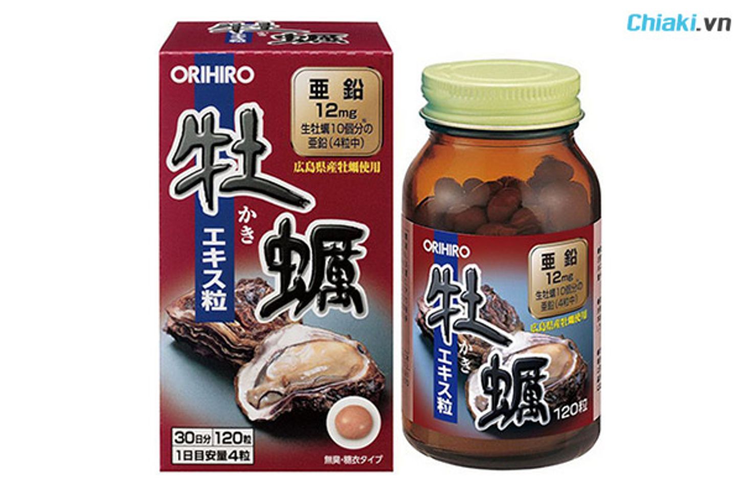 uống tinh chất h&agrave;u tươi Nhật Bản Orihiro tốt cho tinh tr&ugrave;ng