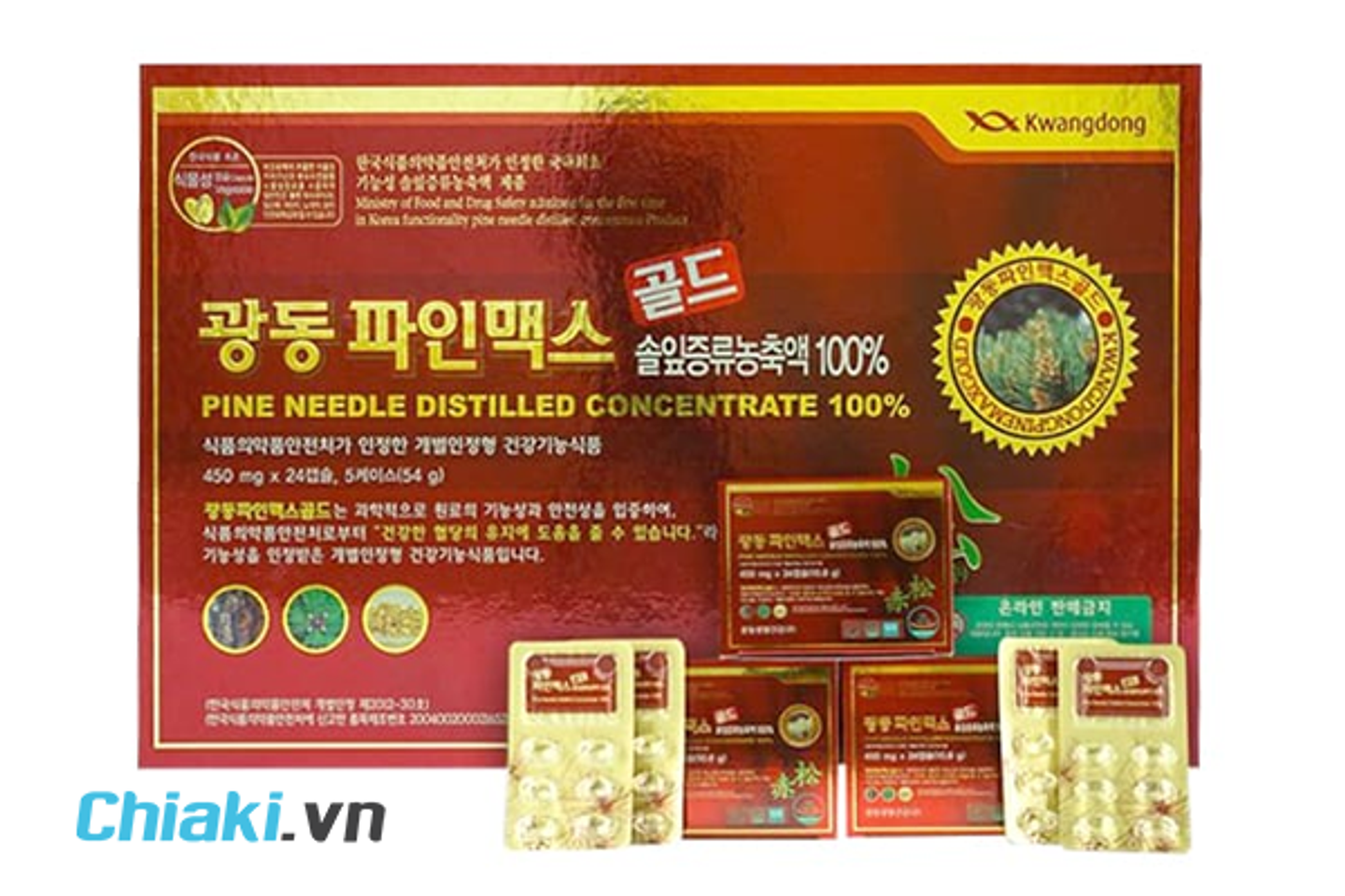 Vi&ecirc;n tinh dầu th&ocirc;ng đỏ Kwangdong H&agrave;n Quốc