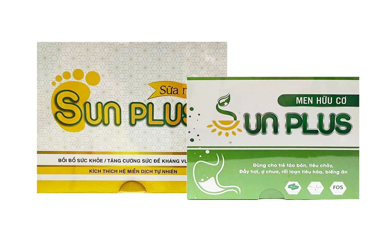 Combo sữa non v&agrave; men hữu cơ Sunplus cho b&eacute;