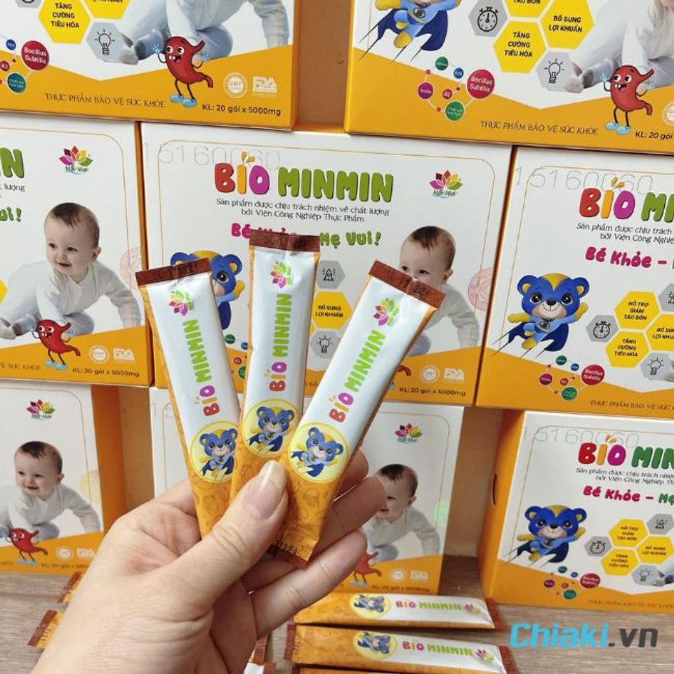 Men ti&ecirc;u h&oacute;a Bio MinMin&nbsp;