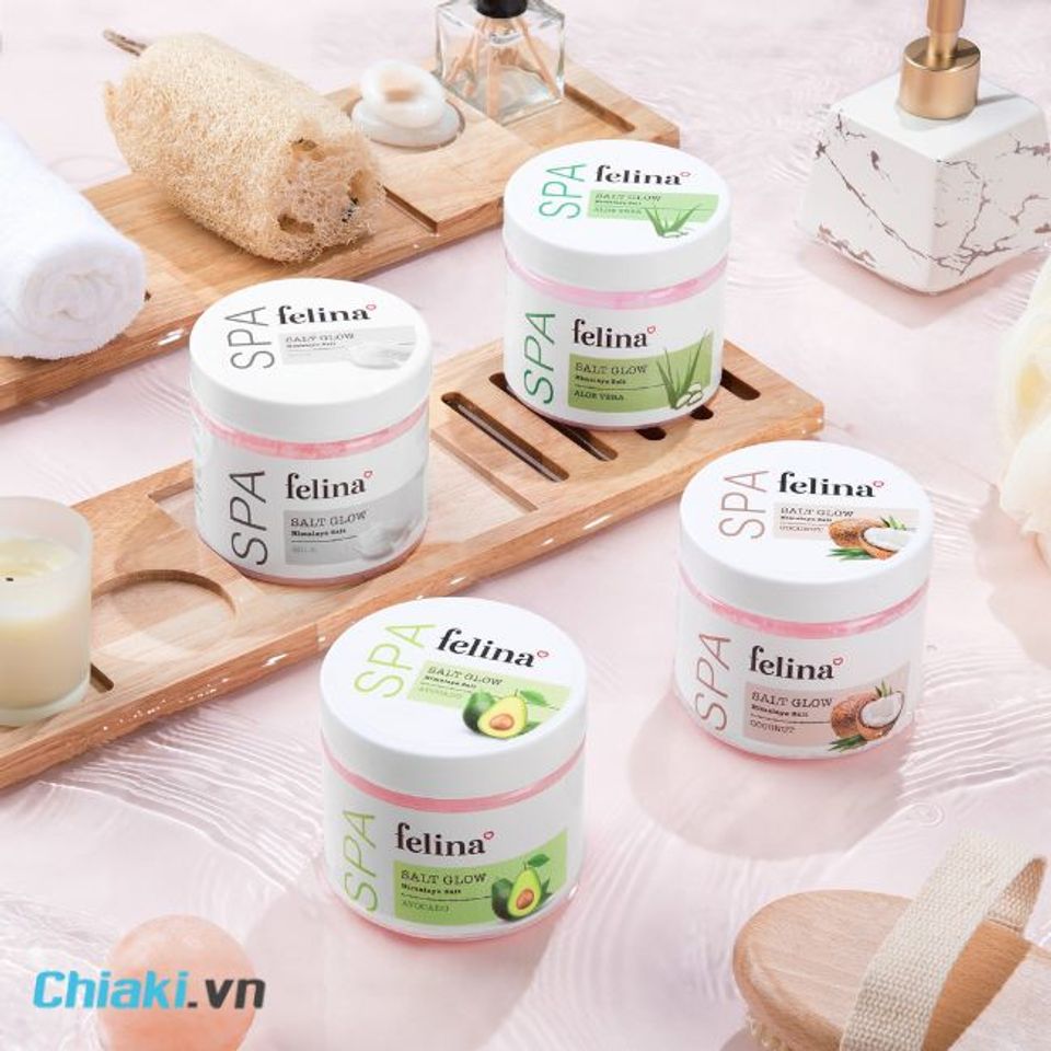 Muối tắm tẩy tế b&agrave;o chết Felina