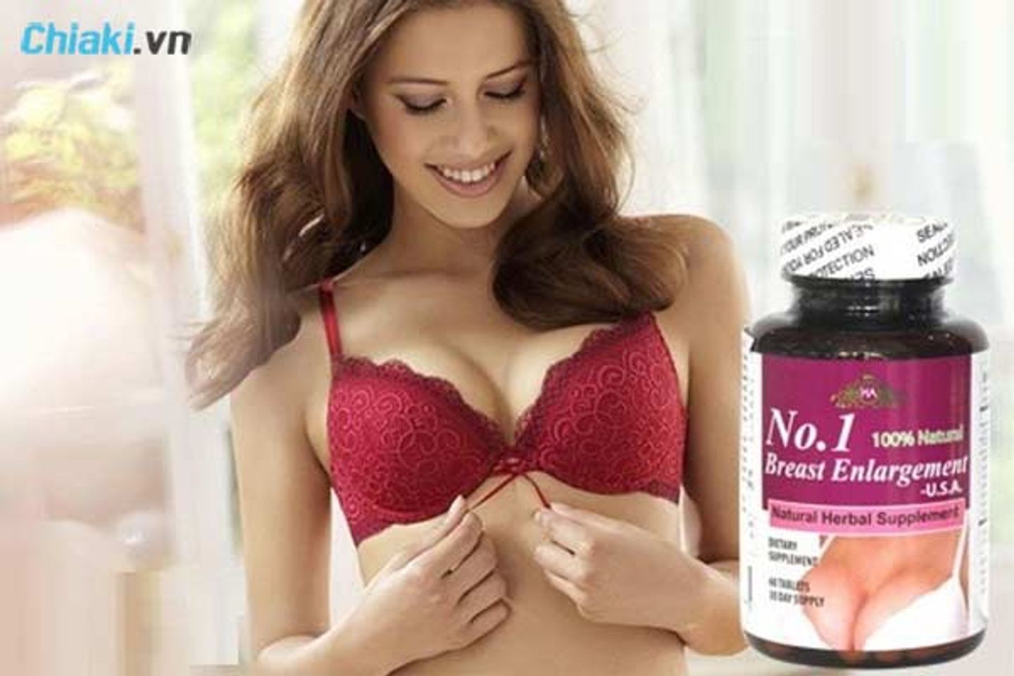 Thuốc tăng v&ograve;ng 1 của Mỹ No.1 Breast Enlargement