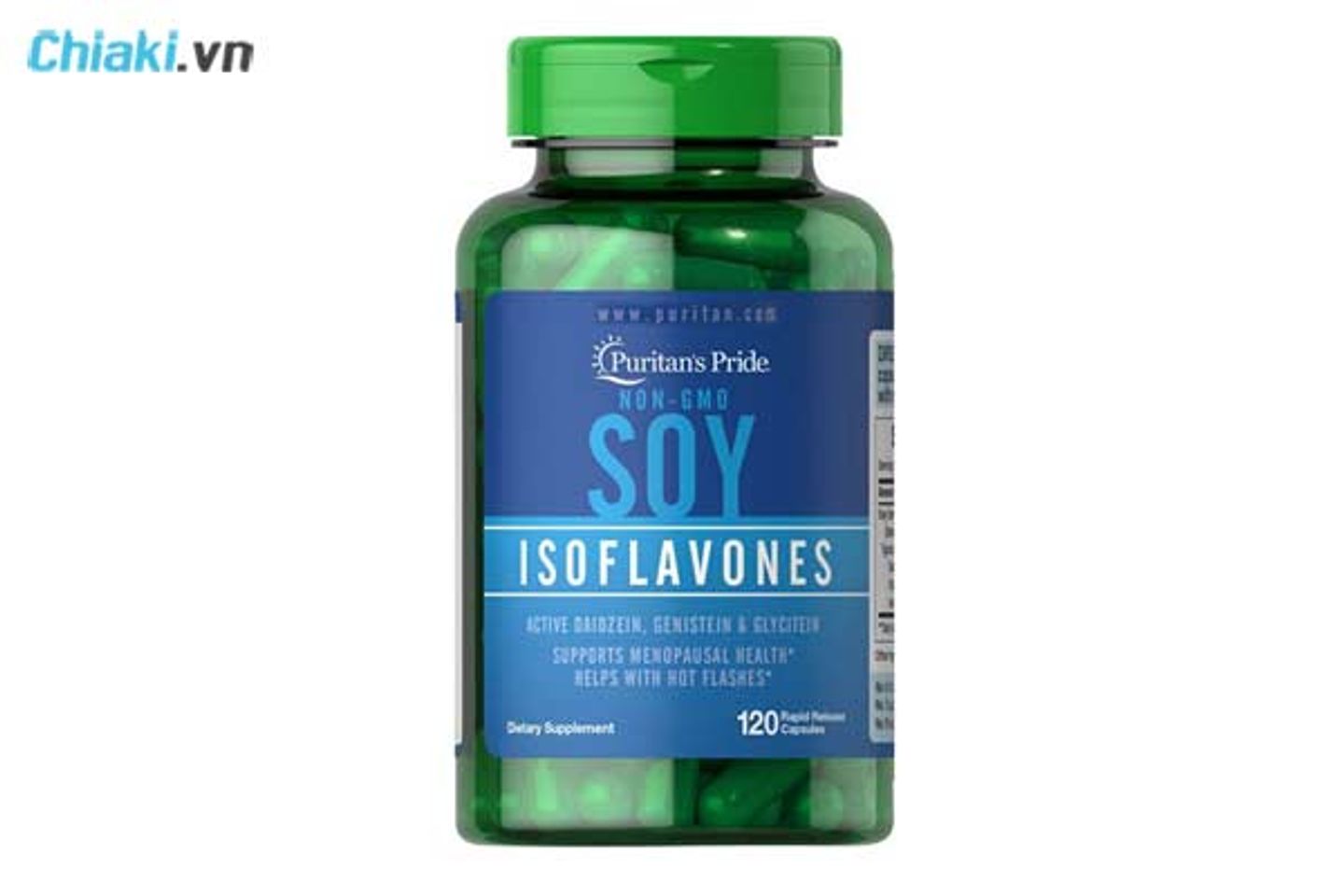 Mầm đậu n&agrave;nh Non-GMO Soy Isoflavones Puritan's Pride