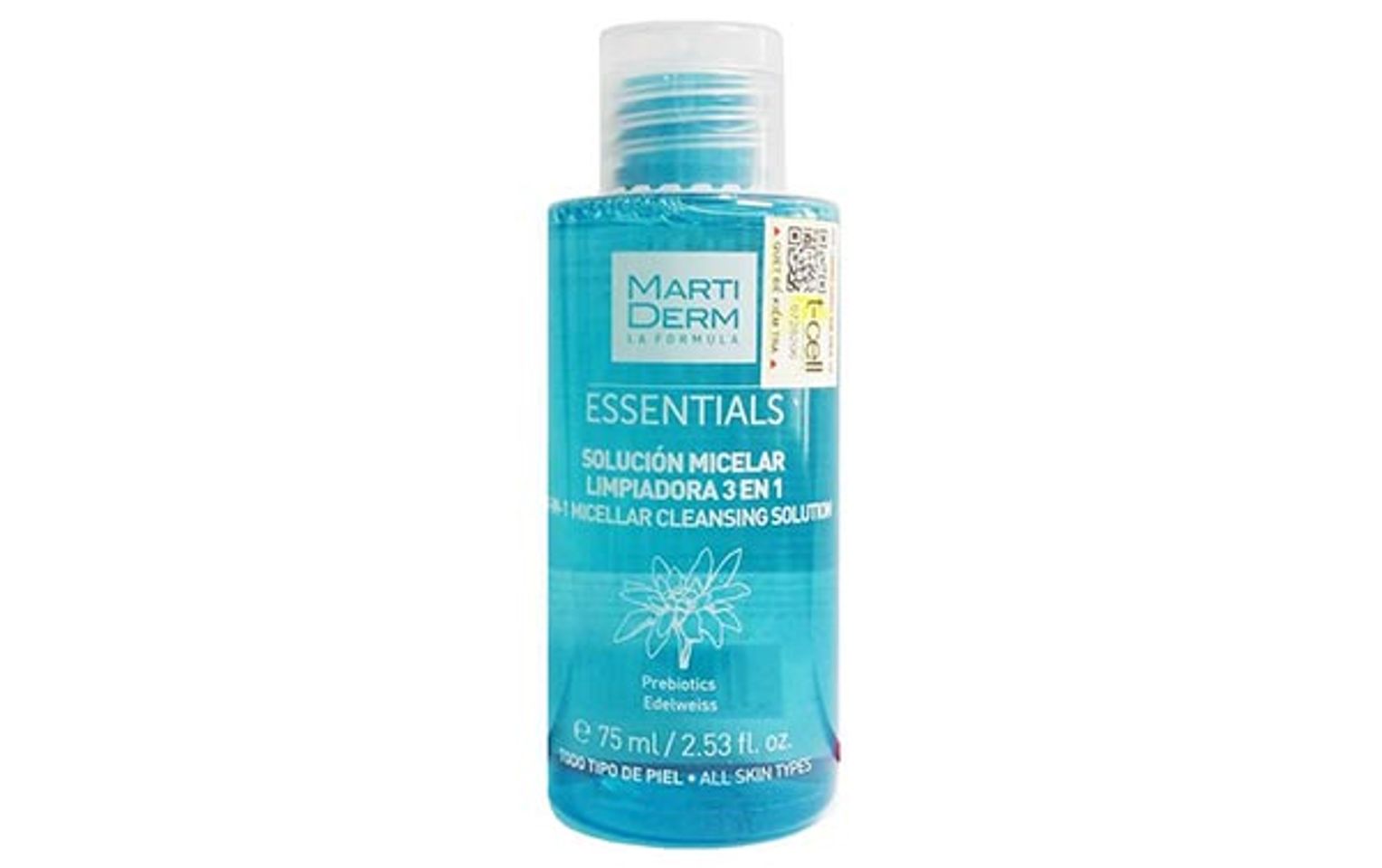 Nước tẩy trang cho da hỗn hợp Martiderm Essentials Micellar Cleansing Solution