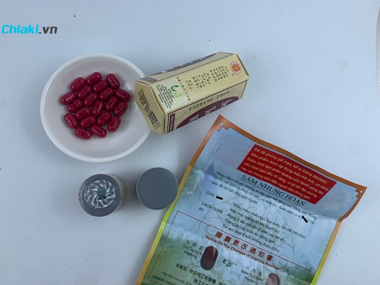 Thuốc s&acirc;m nhung ho&agrave;n tăng c&acirc;n