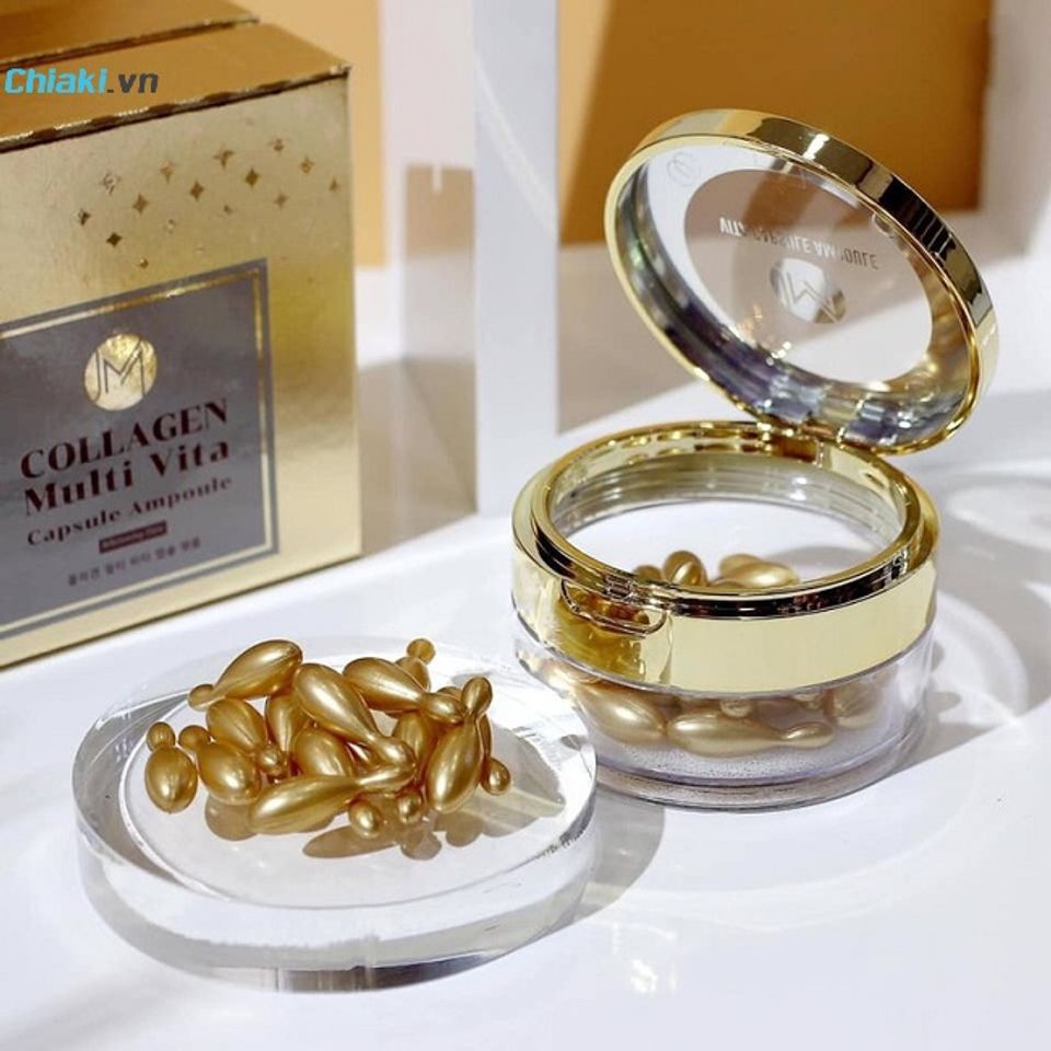 Vi&ecirc;n tinh chất collagen tươi JM Multi Vita Capsule Ampoule