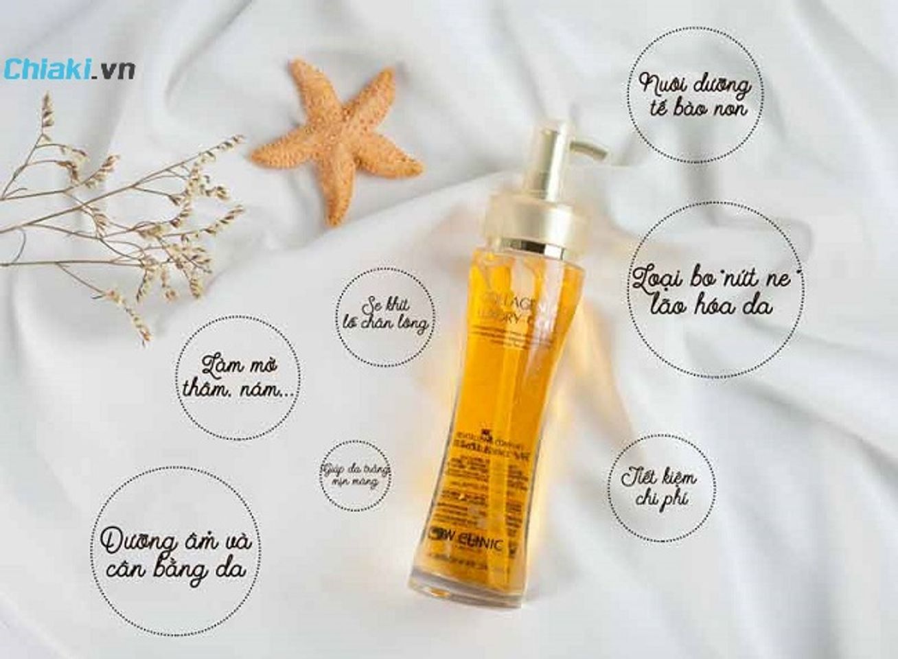 Tinh chất trắng da 3W Clinic Collagen & Luxury Gold