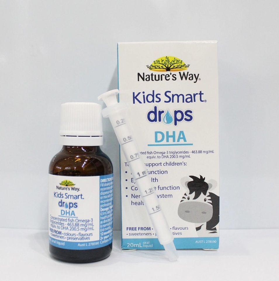Siro cho b&eacute; DHA Nature&rsquo;s Way Kids Smart DHA Drops