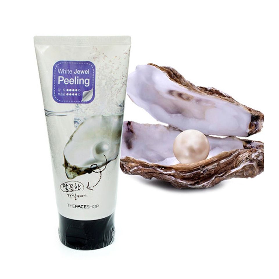 Tẩy da chết The Face shop ngọc trai Smart peeling