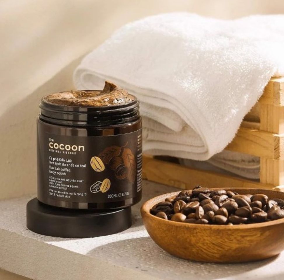 Tẩy tế b&agrave;o chết vật l&yacute; Cocoon Dak Lak coffee body polish