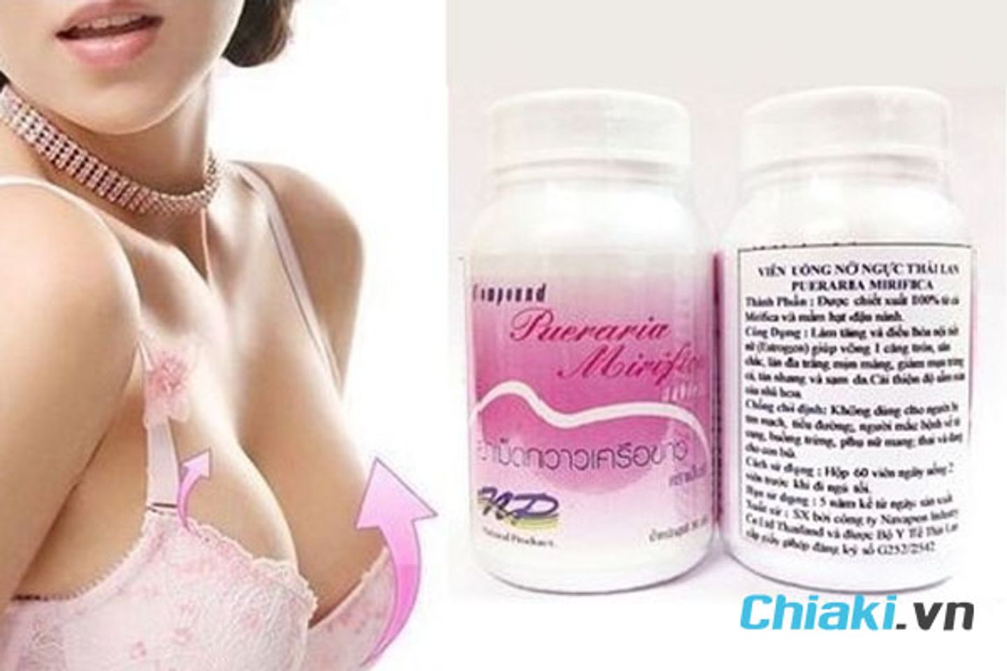 Thuốc nở ngực Th&aacute;i Lan Pueraria Mirifica
