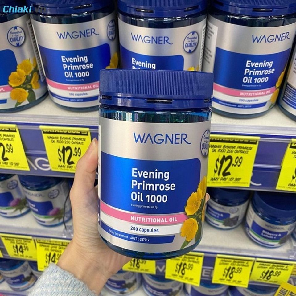Vi&ecirc;n uống Wagner Evening Primrose Oil nổi tiếng tại &Uacute;c