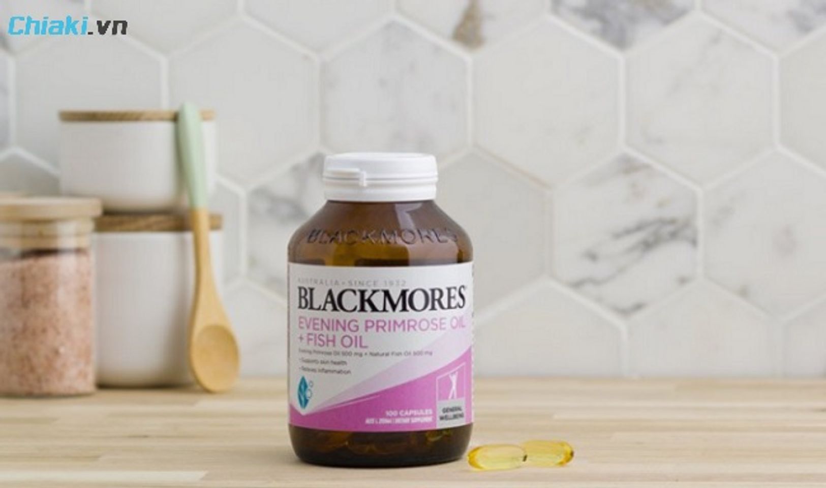 Tinh dầu hoa anh thảo kết hợp dầu c&aacute; Blackmores