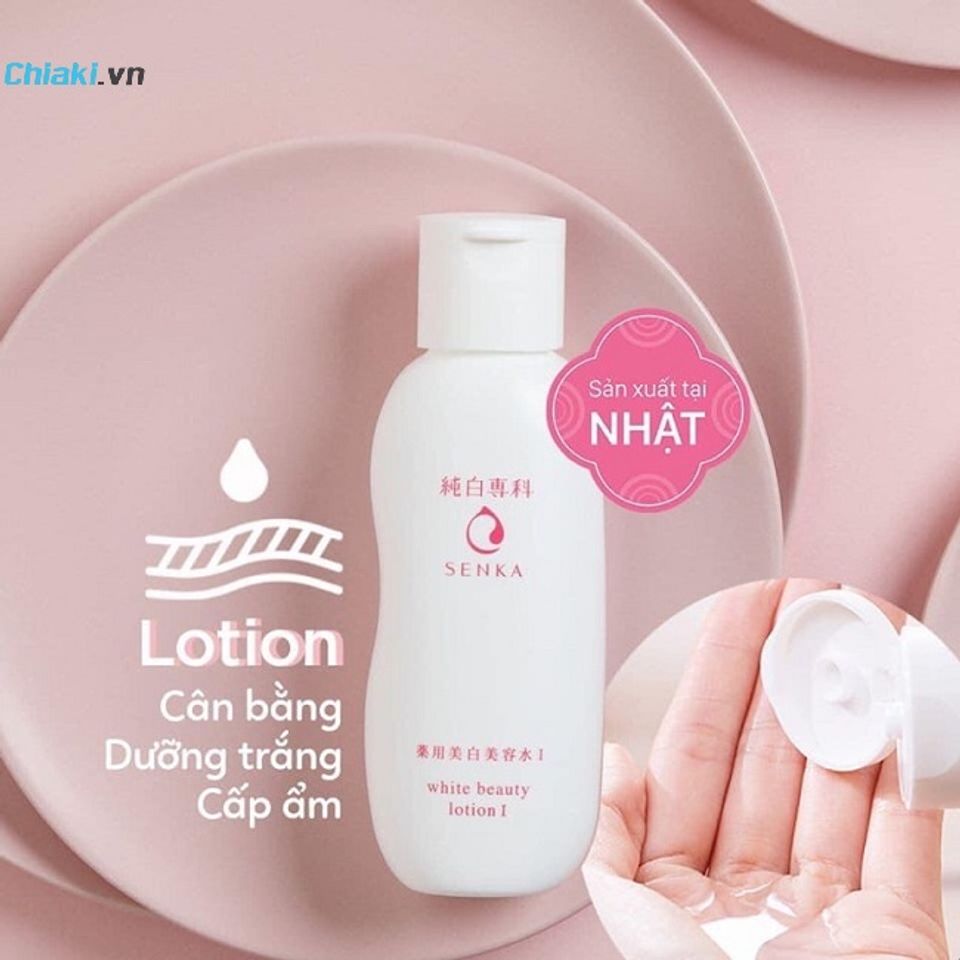 Nước Dưỡng Hỗ Trợ L&agrave;m Mềm V&agrave; Trắng Da Senka Nhật 