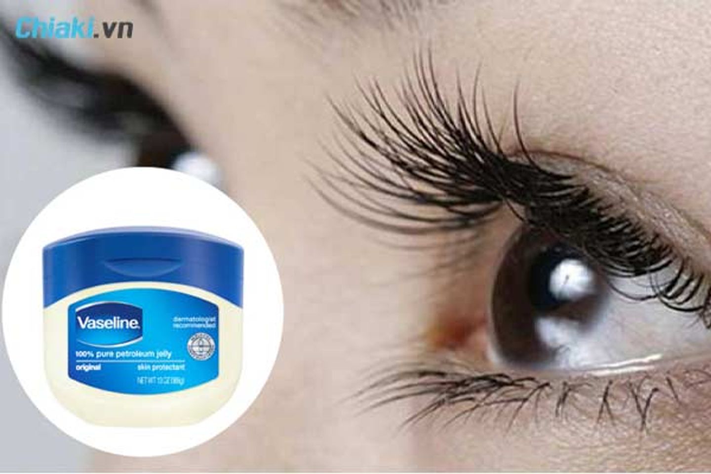Cách dưỡng mi bằng Vaseline