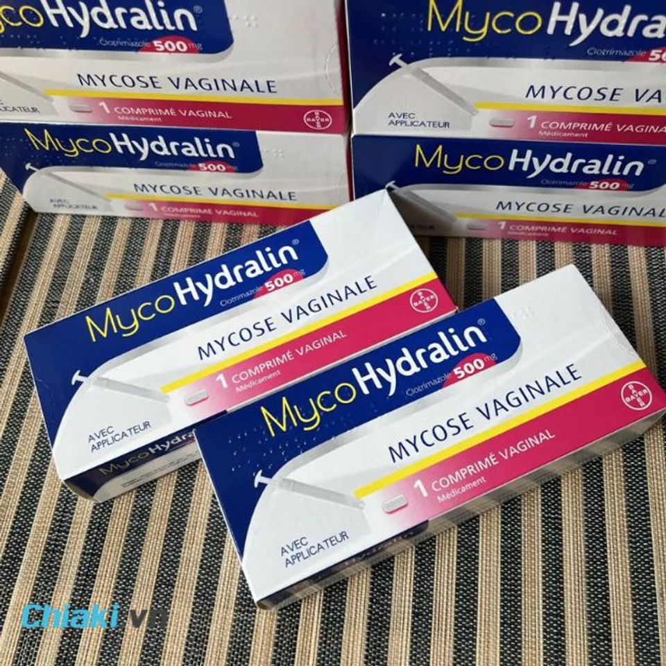 Vi&ecirc;n đặt phụ khoa trị nấm ngứa của Ph&aacute;p MycoHydralin 500mg