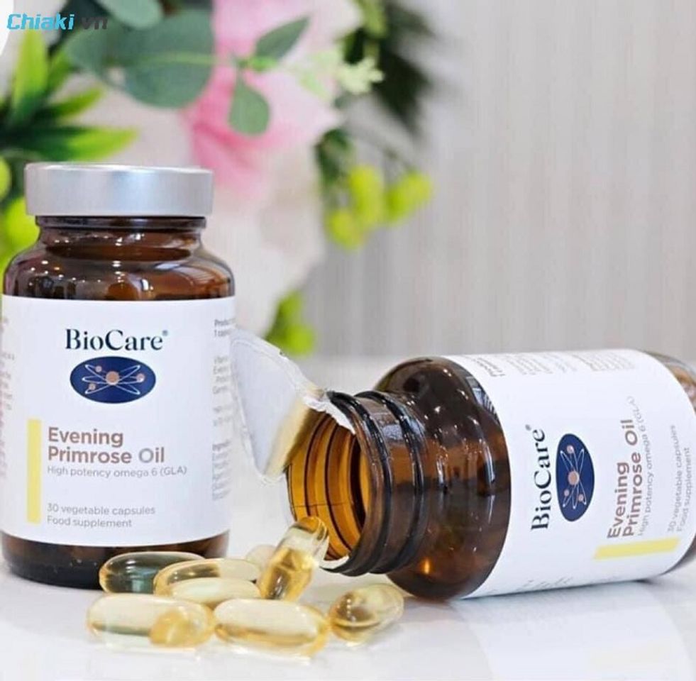 Vi&ecirc;n uống tinh dầu hoa anh thảo BioCare Evening Primrose Oil