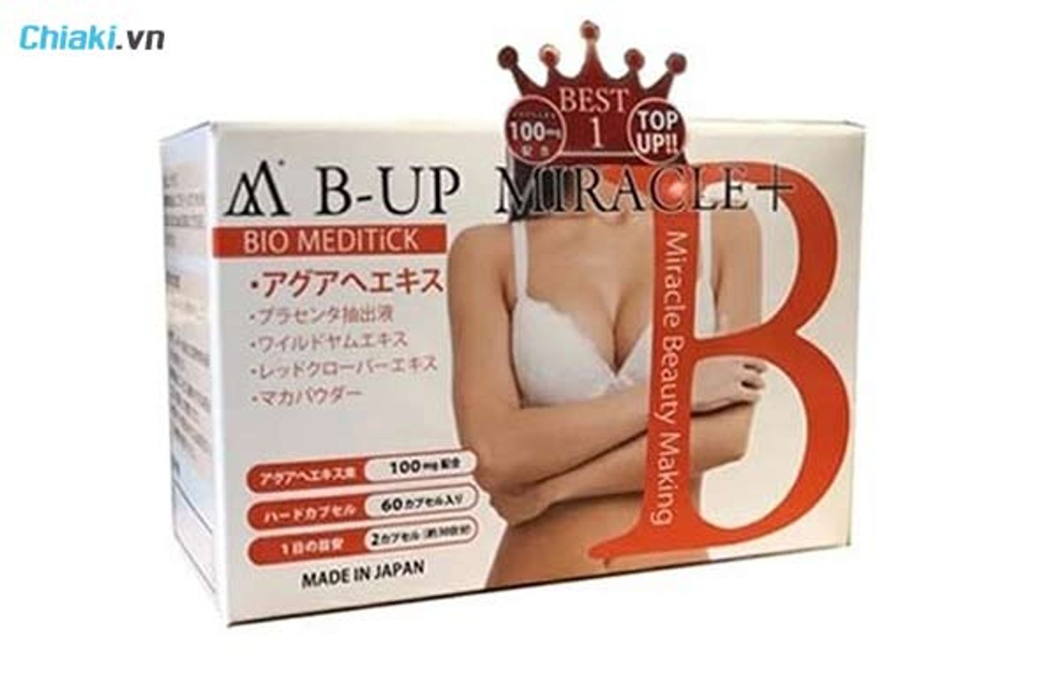 vi&ecirc;n uống cải thiện v&ograve;ng 1 B-Up Miracle