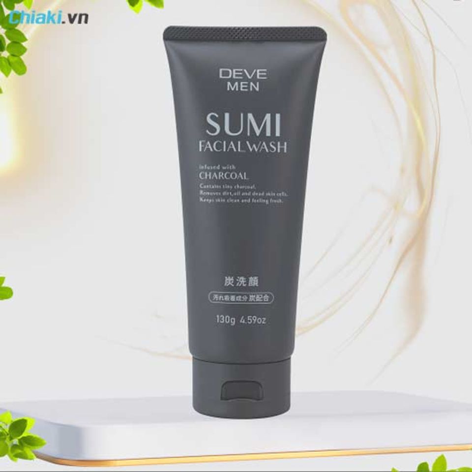 Sữa rửa mặt than hoạt t&iacute;nh Deve Men Sumi Facial Wash&nbsp;