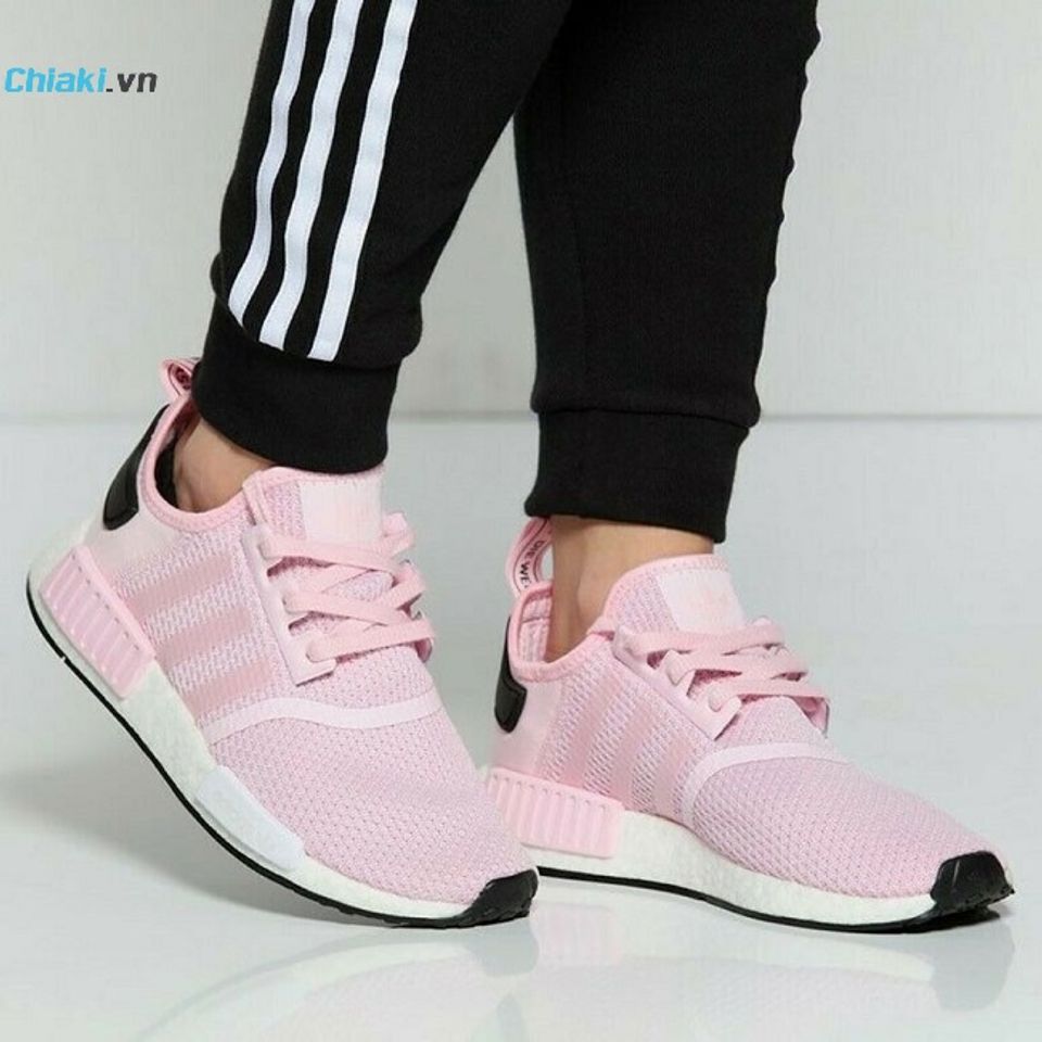 Gi&agrave;y thể thao Adidas NMD R1 J Clear Pink 