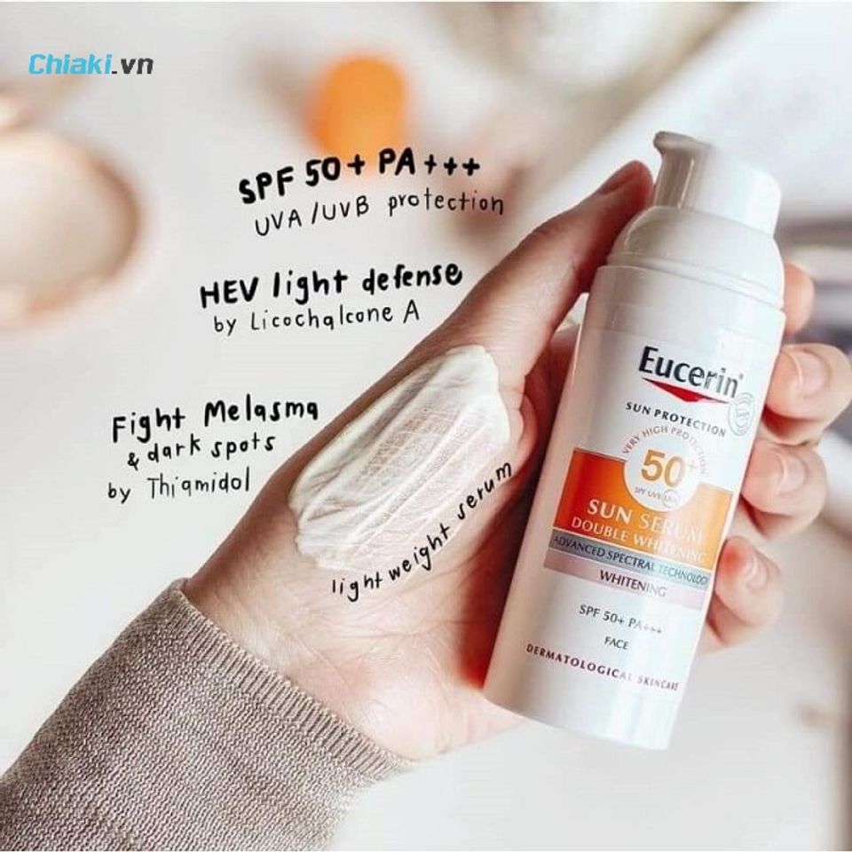 Kem chống nắng dưỡng trắng Eucerin Sun Serum