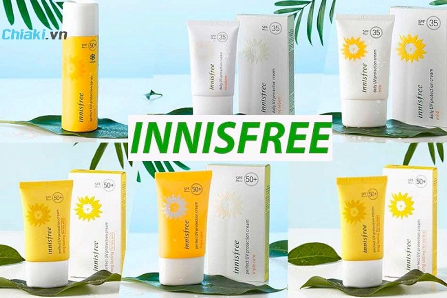 Ti&ecirc;u ch&iacute; chọn kem chống nắng Innisfree cho da nhạy cảm