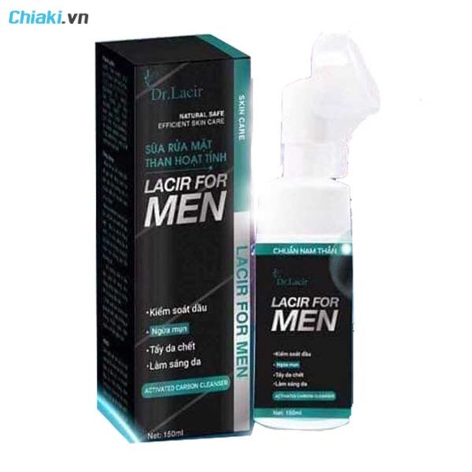 Sữa rửa mặt than hoạt t&iacute;nh Lacir For Men Dr Lacir