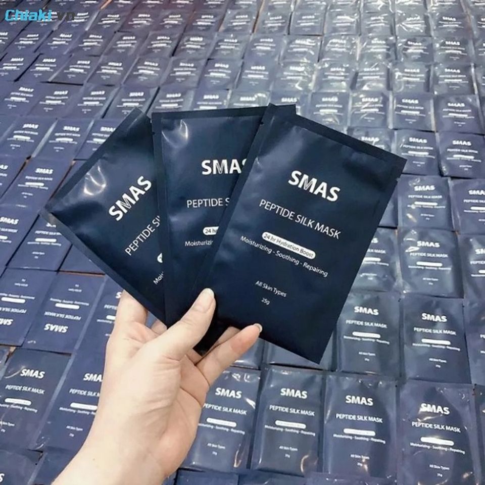 Mặt nạ dưỡng ẩm cho da kh&ocirc; Smas Peptide Silk Mask