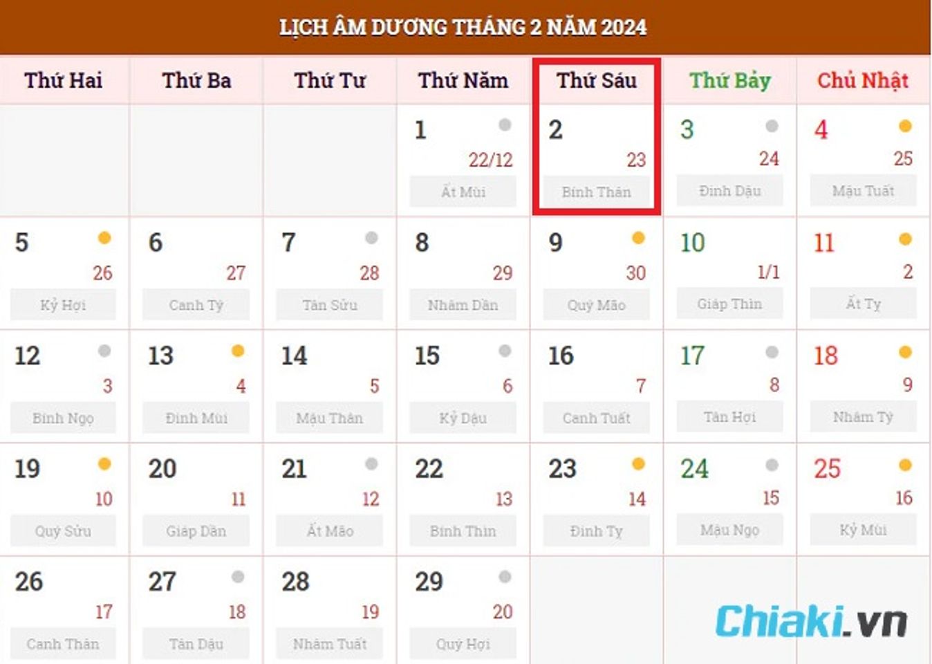 Ng&agrave;y 2 th&aacute;ng 2 Dương lịch