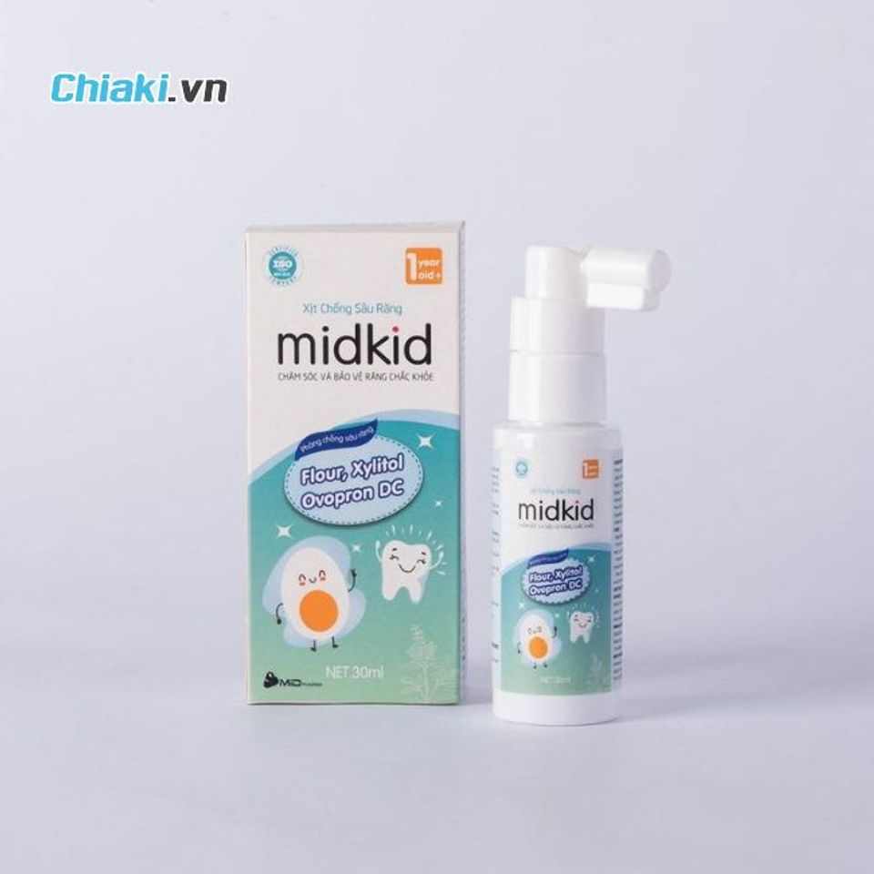 Xịt hỗ trợ chống s&acirc;u răng Midkid&nbsp;