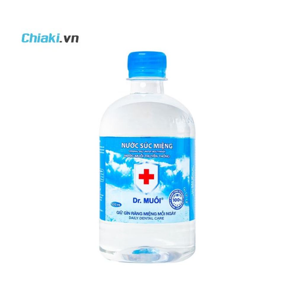 Nước s&uacute;c miệng cho trẻ em Dr. Muối